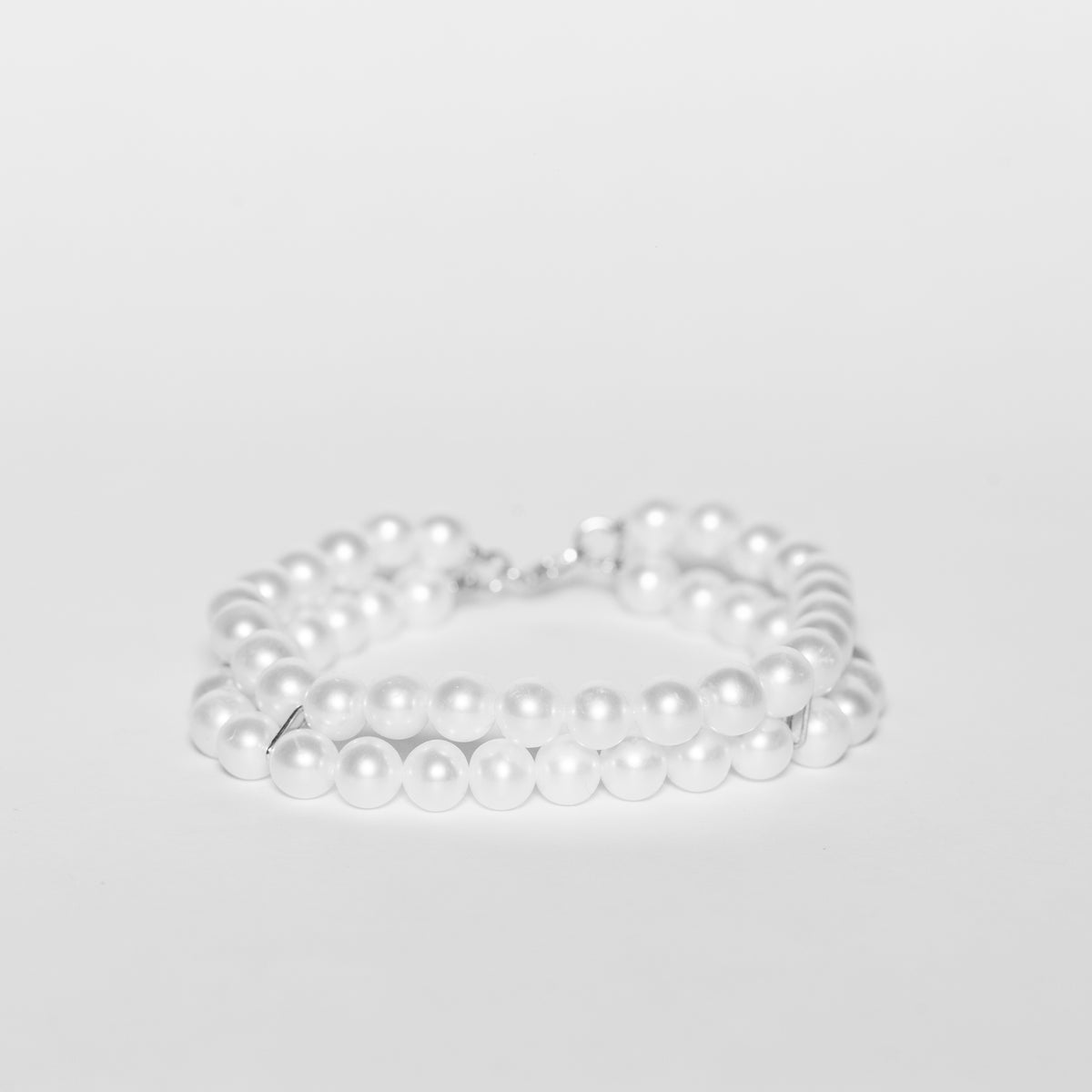 Bracciale Con Doppio Filo Di Perle