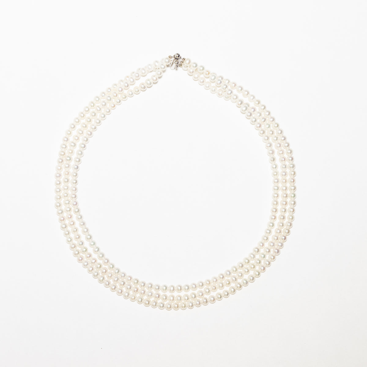 Tris Fresh Water Pearl Strand Necklace