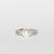Anello in oro bianco 18 kt a montatura split con perla akoya e diamanti