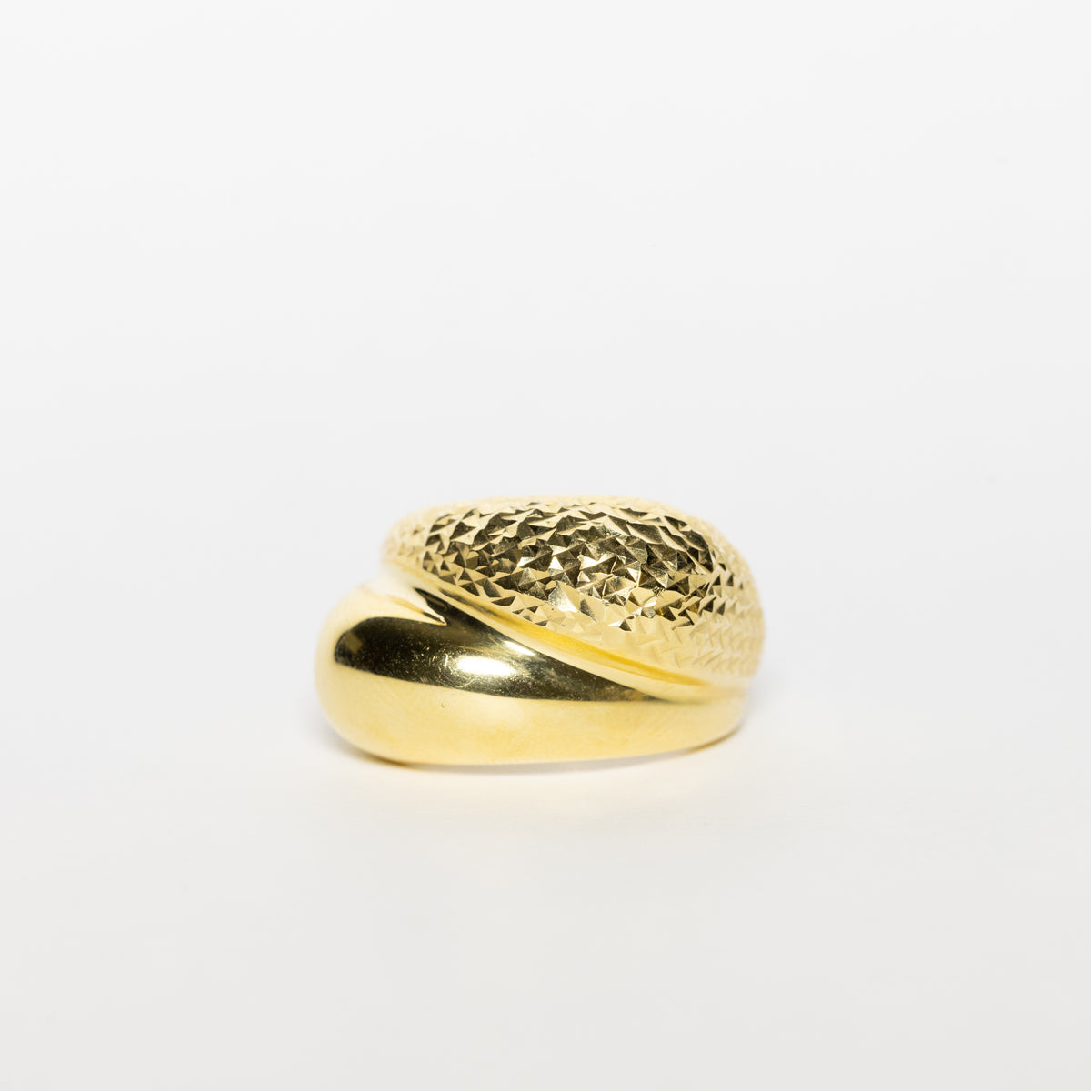 18K Yellow Gold Band Ring