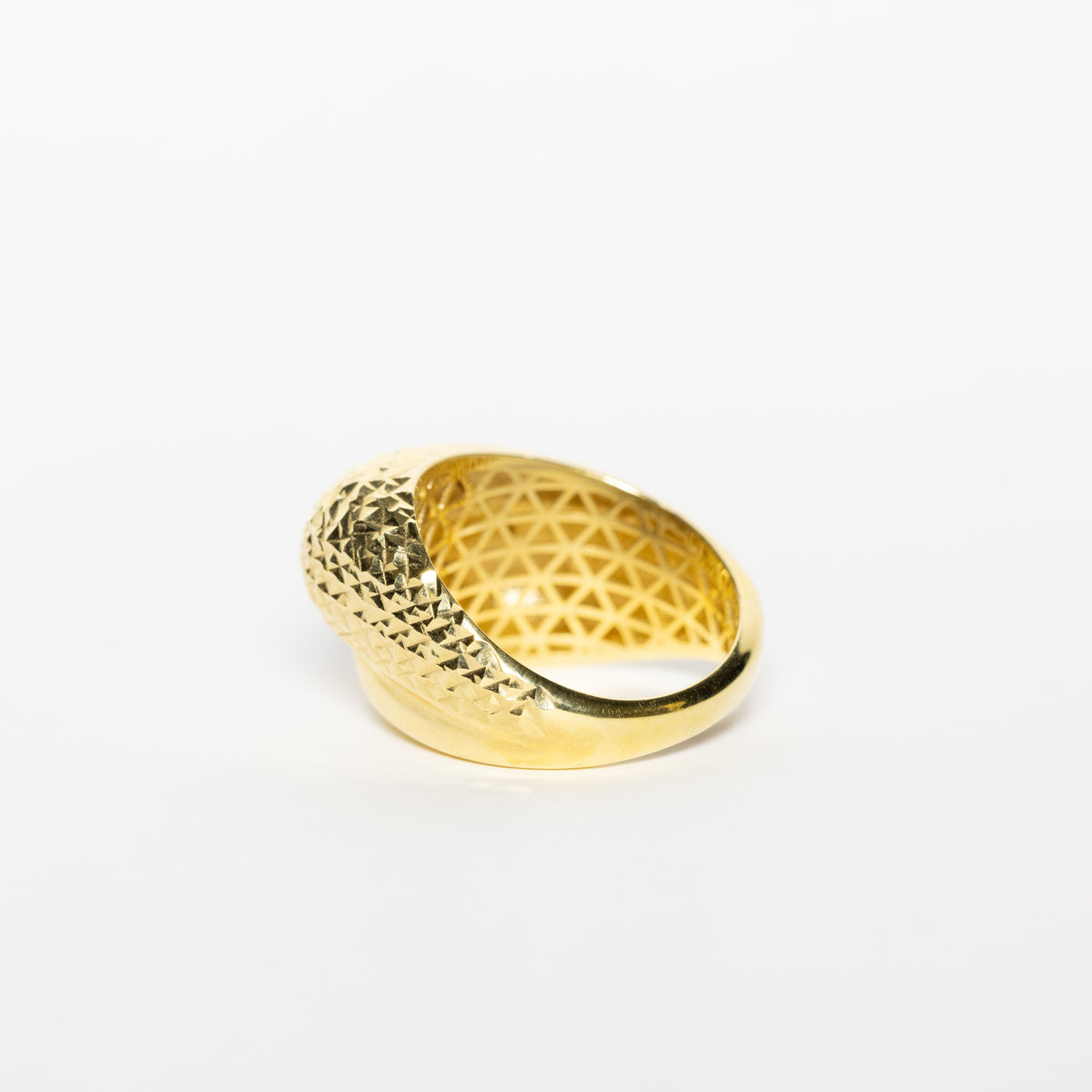 18K Yellow Gold Band Ring