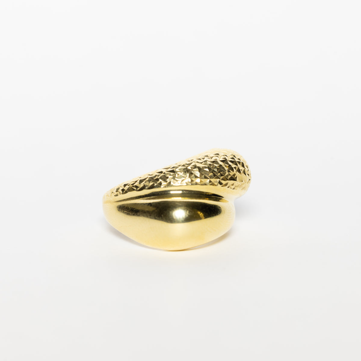 18K Yellow Gold Band Ring