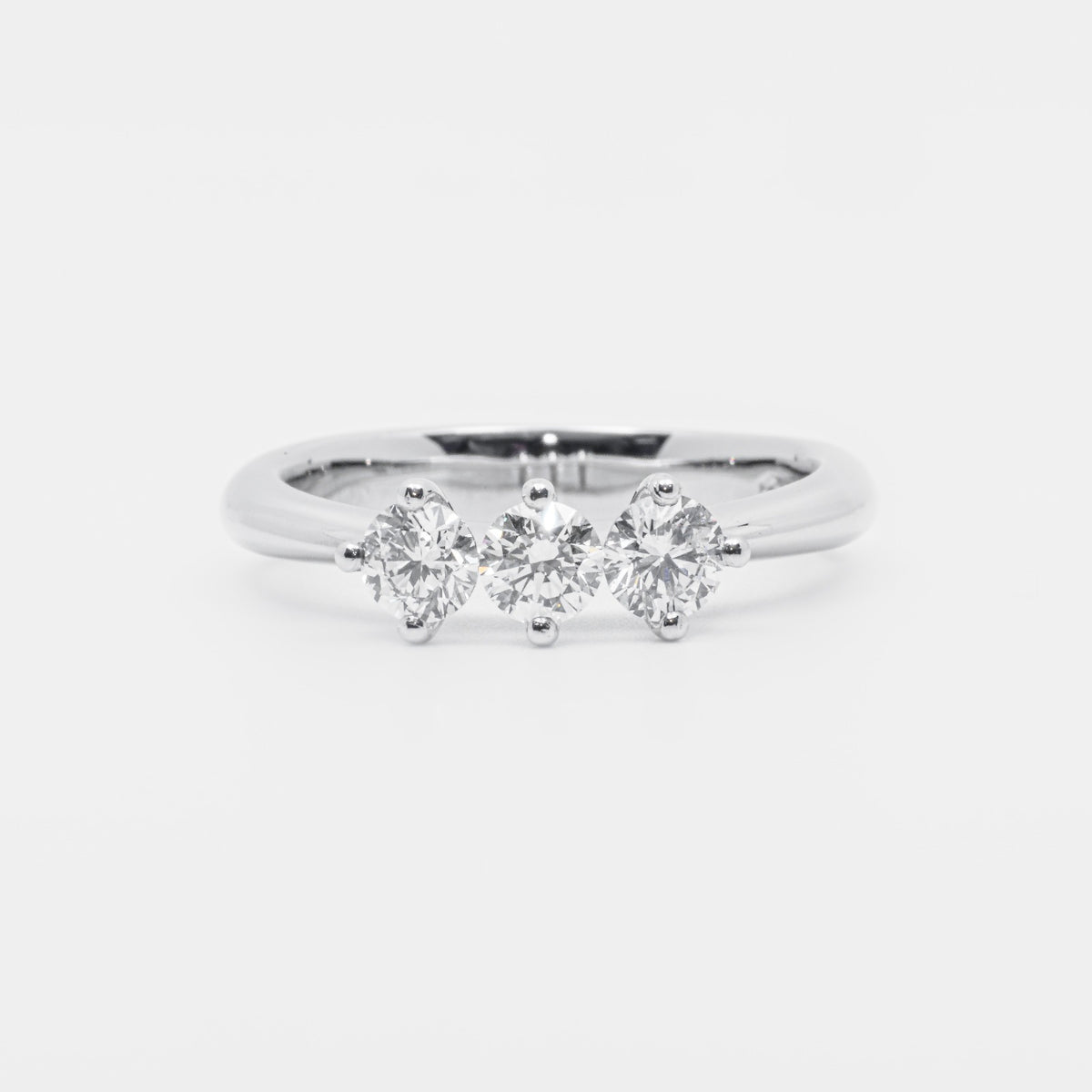 Trilogy in Platinum and Brilliant Cut Diamonds