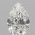 0.10ct Pear Natural Diamond (Colour D, Clarity VVS2, Cut VG, IGI Certified)