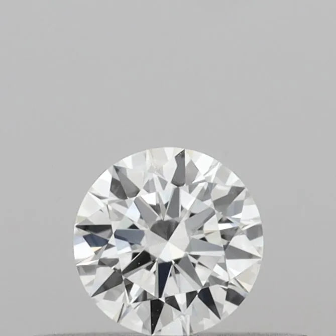 0.24ct Round Natural Diamond (Colour D, Clarity IF, Cut EX, IGI Certified)