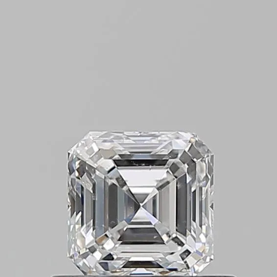 0.54ct Asscher Natural Diamond (Colour E, Clarity SI1, GIA Certified)
