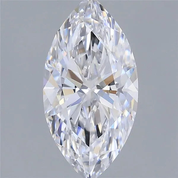 0.61ct Marquise Natural Diamond (Colour D, Clarity IF, GIA Certified)