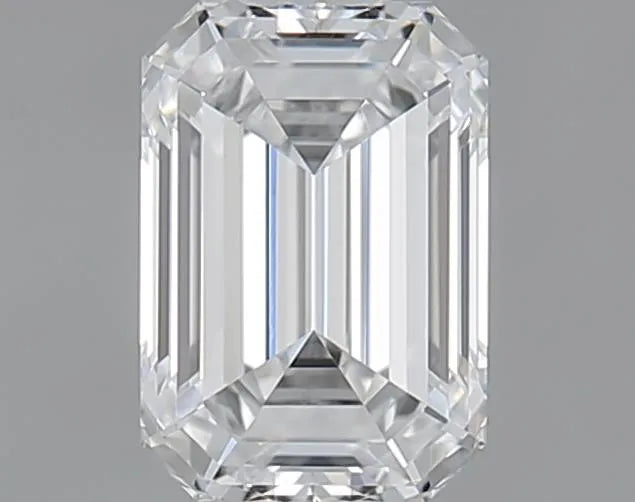 0.62ct Emerald Natural Diamond (Colour D, Clarity VVS2, Cut EX, GIA Certified)