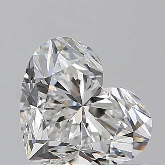 0.80ct Heart Natural Diamond (Colour F, Clarity IF, GIA Certified)