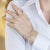 Bracciale Tennis In Oro Bianco 18 Kt E Diamanti