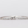 Bracciale Tennis On Oro Bianco 18 Kt E Diamanti