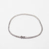 Bracciale Tennis In Oro Bianco 18 Kt E Diamanti