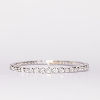 Bracciale In Oro 18 Kt E Diamanti