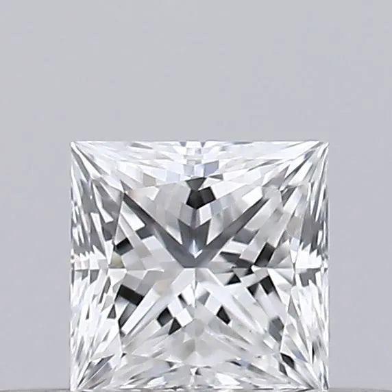 0.18ct Princess Natural Diamond (Colour F, Clarity VVS2, GIA Certified)