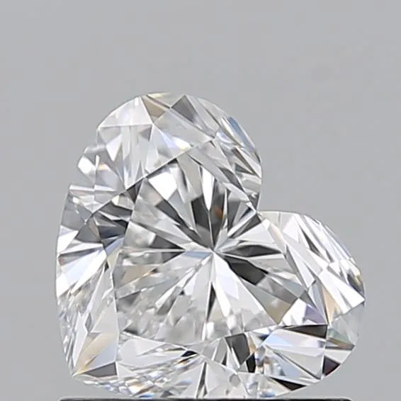 1.01ct Heart Natural Diamond (Colour E, Clarity VVS1, GIA Certified)