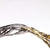 18 KT White - Yellow Gold Collier Necklace Fantasy Rope 