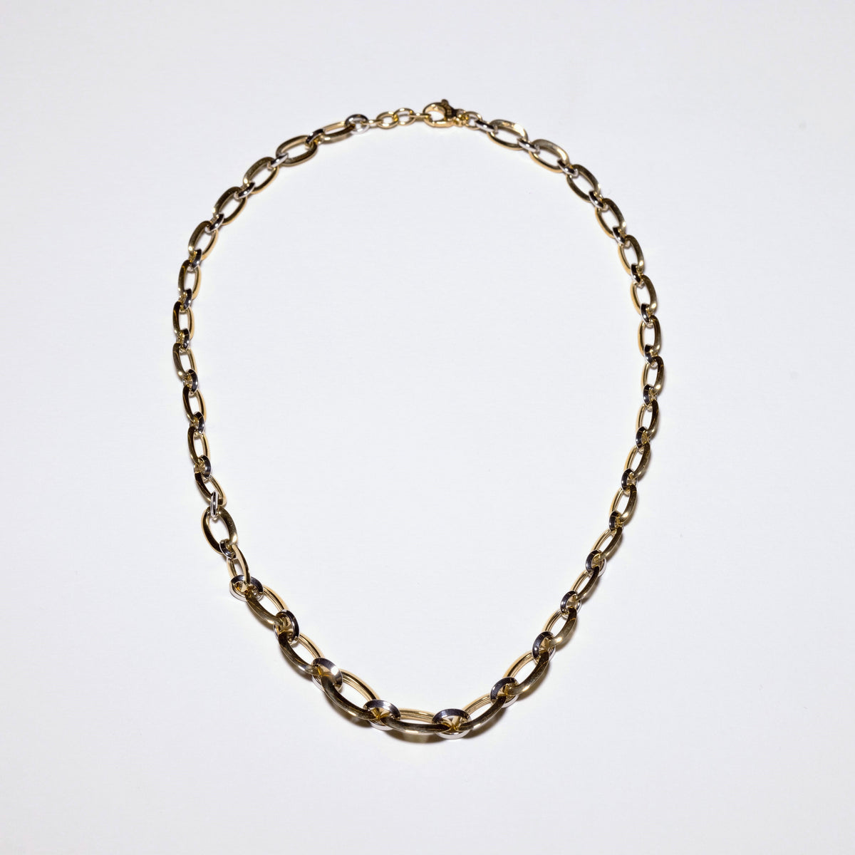 18 KT Yellow - White Gold Creation Necklace 