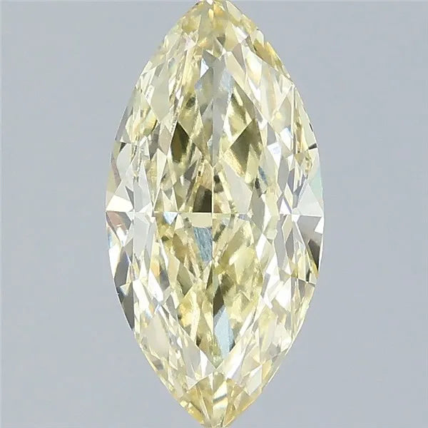 2.10ct Marquise Lab Grown Diamond (Colour Fancy Yellow, Clarity VVS2, IGI Certified)