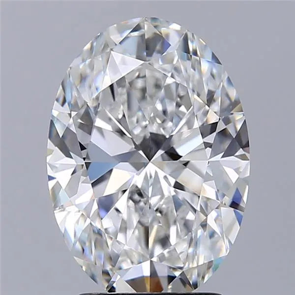 2.58ct Oval Lab Grown Diamond (Colour E, Clarity VVS1, IGI Certified)