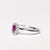 Anello in Oro Bianco 18Kt con Rubino e Diamanti