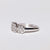 Trilogy Ring with Diamond Pavè and 18KT Gold