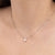 Collana Punto Luce Duo In Oro Bianco 18 KT E Diamanti