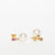 18Kt Yellow Gold Earrings With Degradé Of Colored Stones And Pearls
