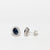 18K White Gold Earrings With Sapphires And Diamonds