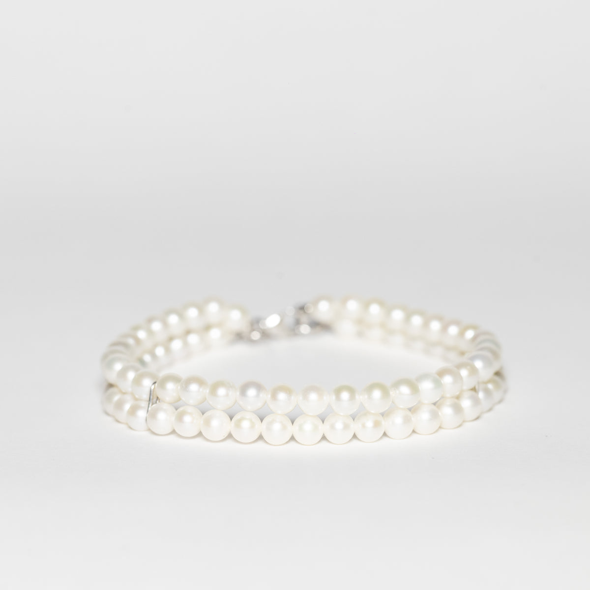 Bracciale Con Doppio Filo Di Perle