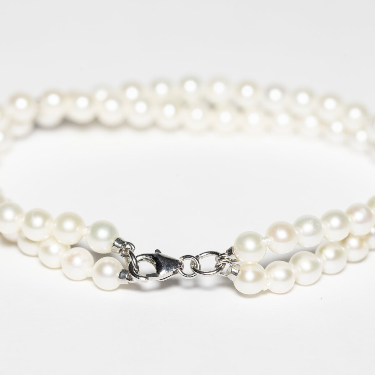 Bracciale Con Doppio Filo Di Perle