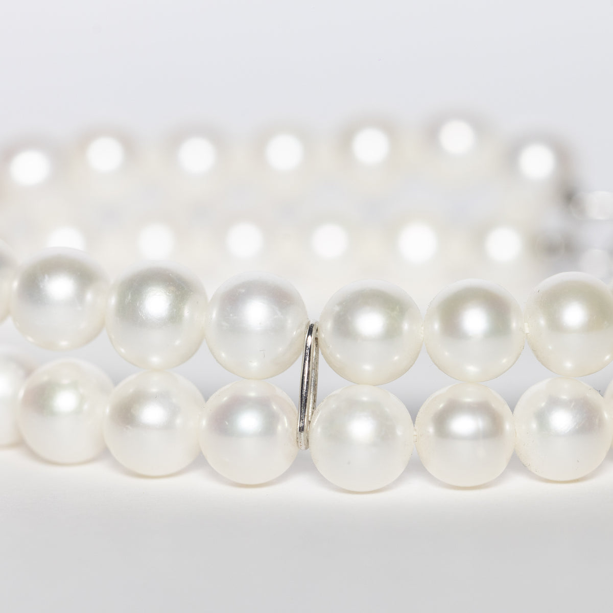 Bracciale Con Doppio Filo Di Perle