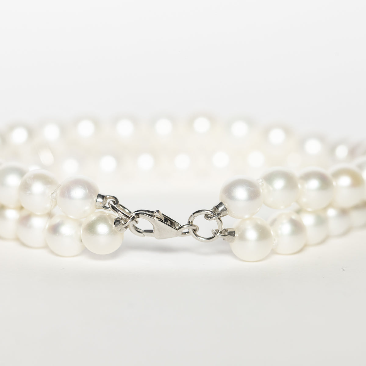 Bracciale Con Doppio Filo Di Perle