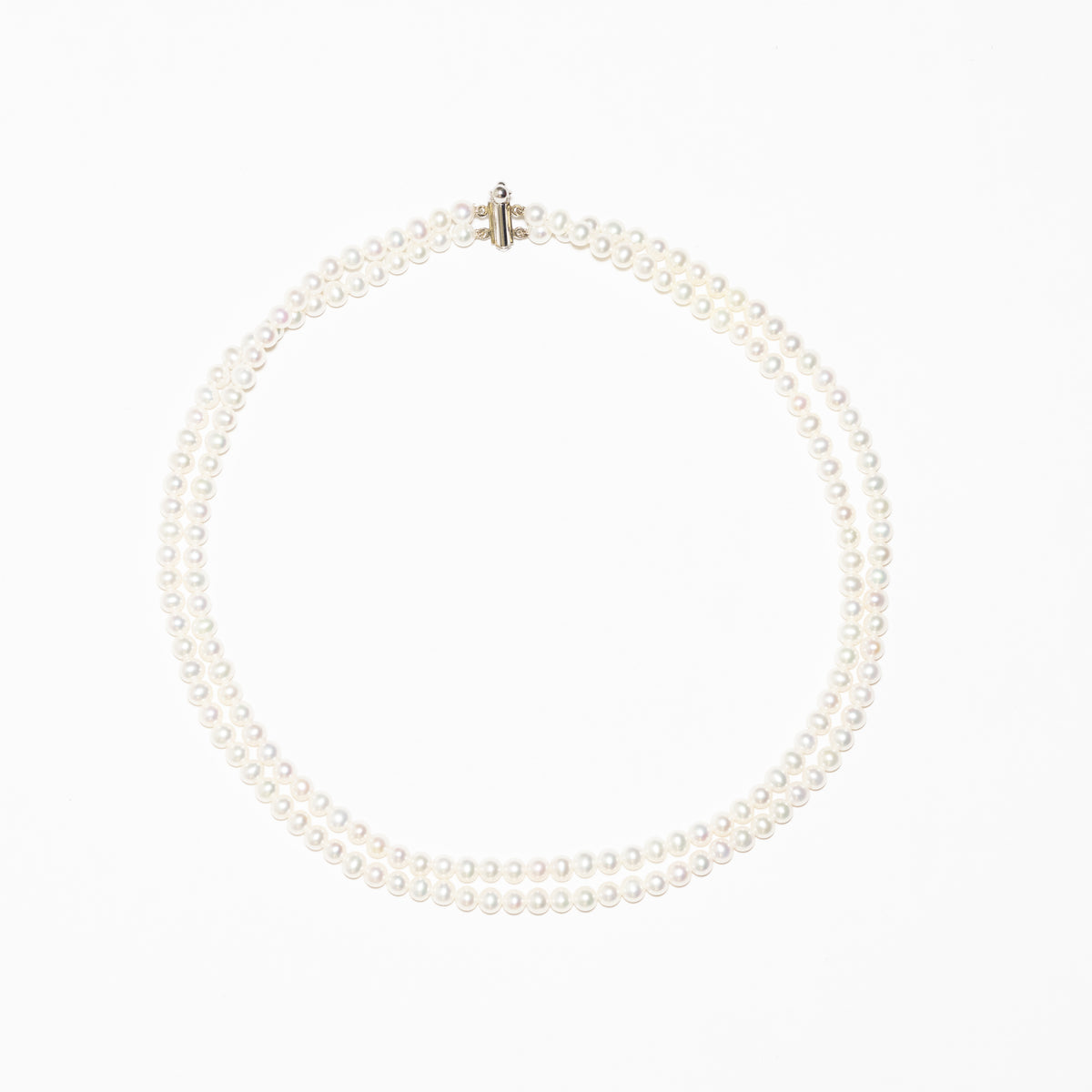 Collana Doppia di Perle Fresh Water