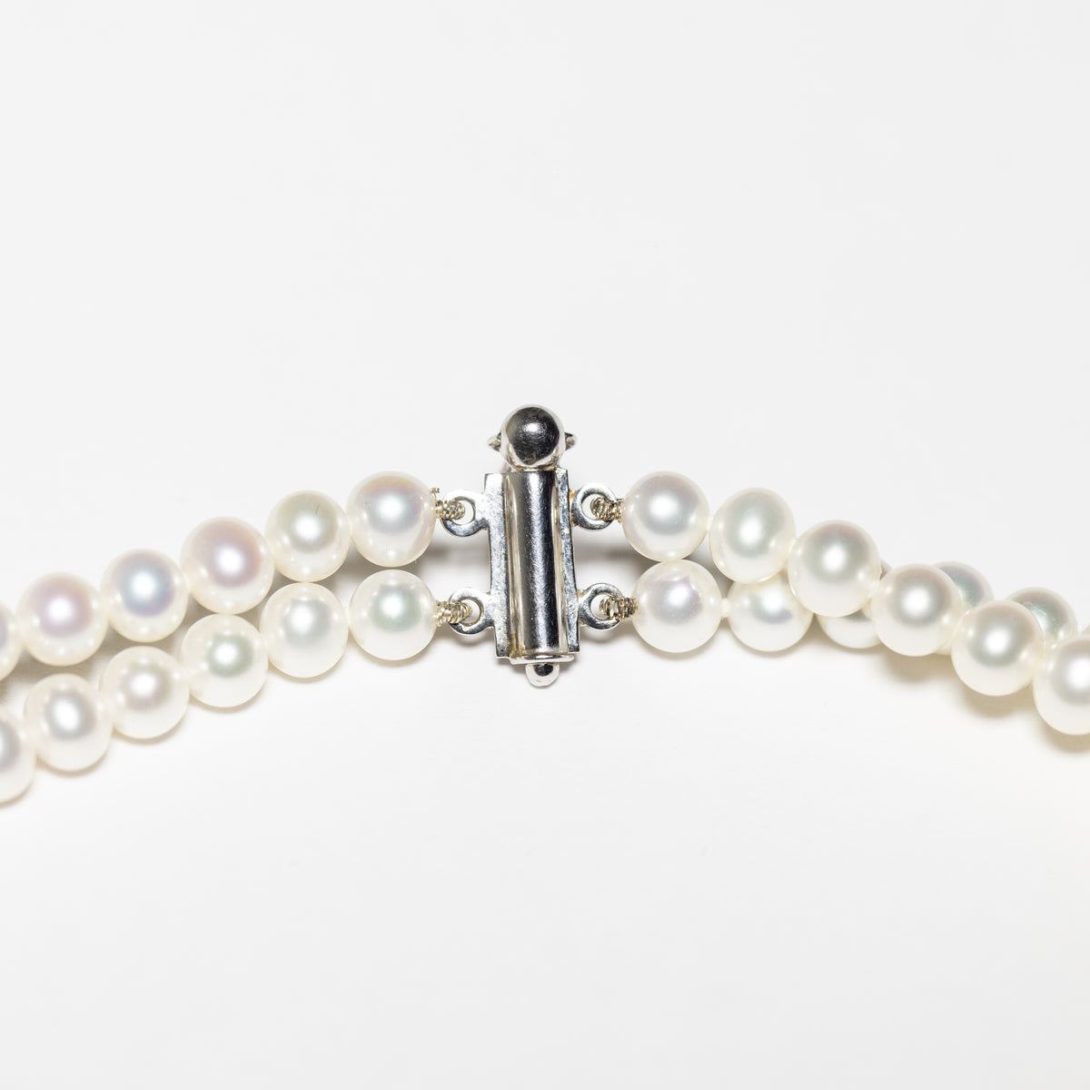 Collana Doppia di Perle Fresh Water