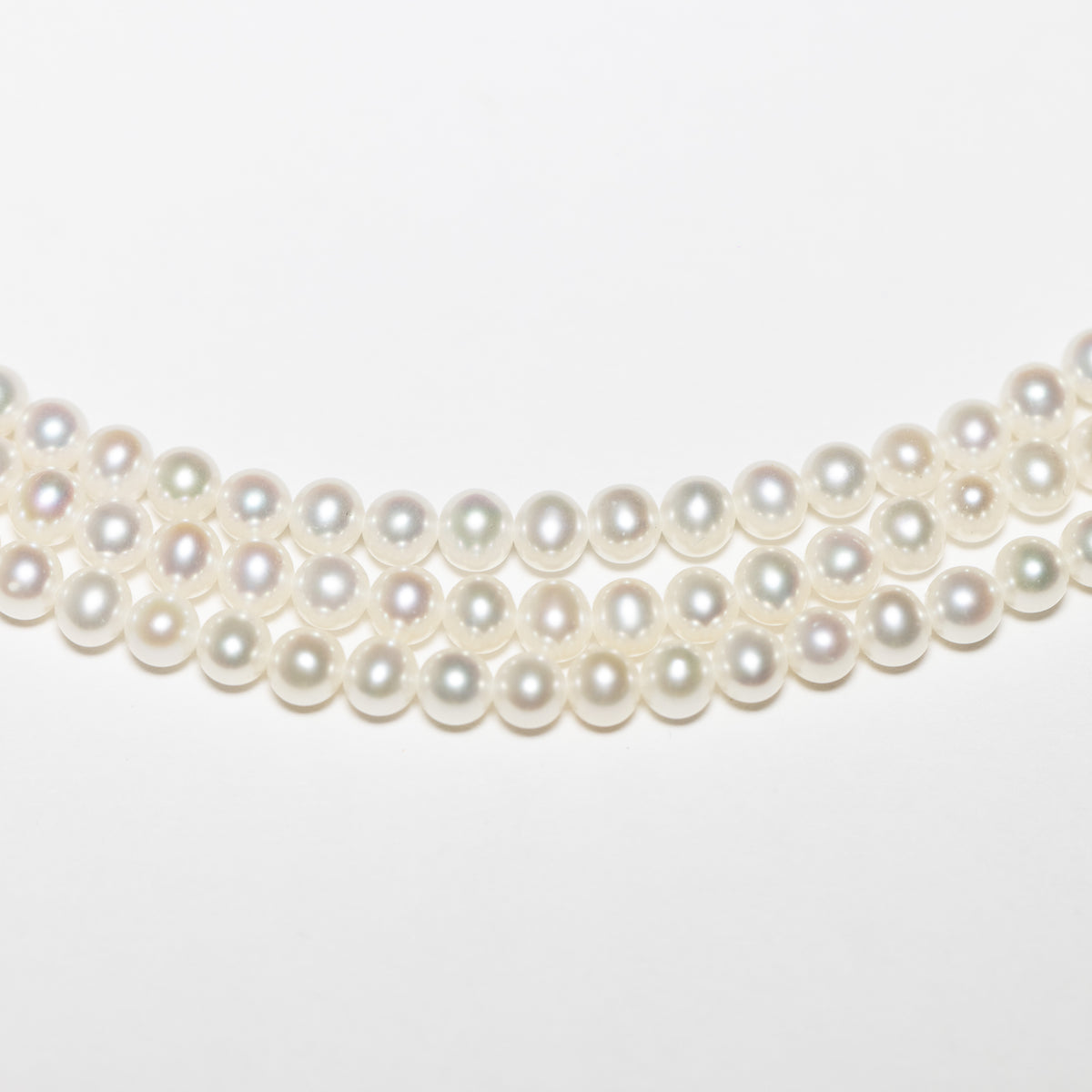 Collana Tris Fili Di Perle Fresh Water