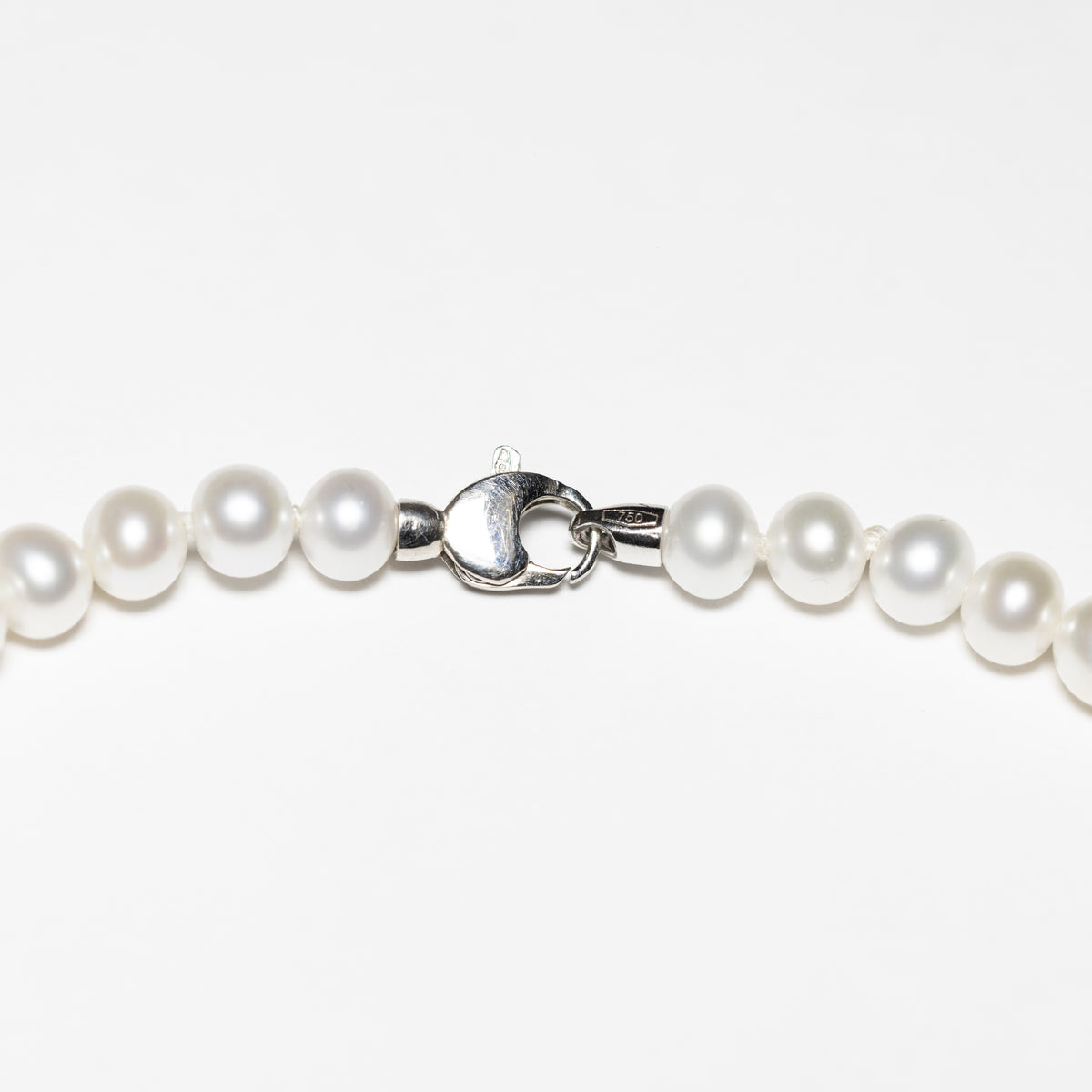 Collana Di Perle Fresh Water Con Pendente