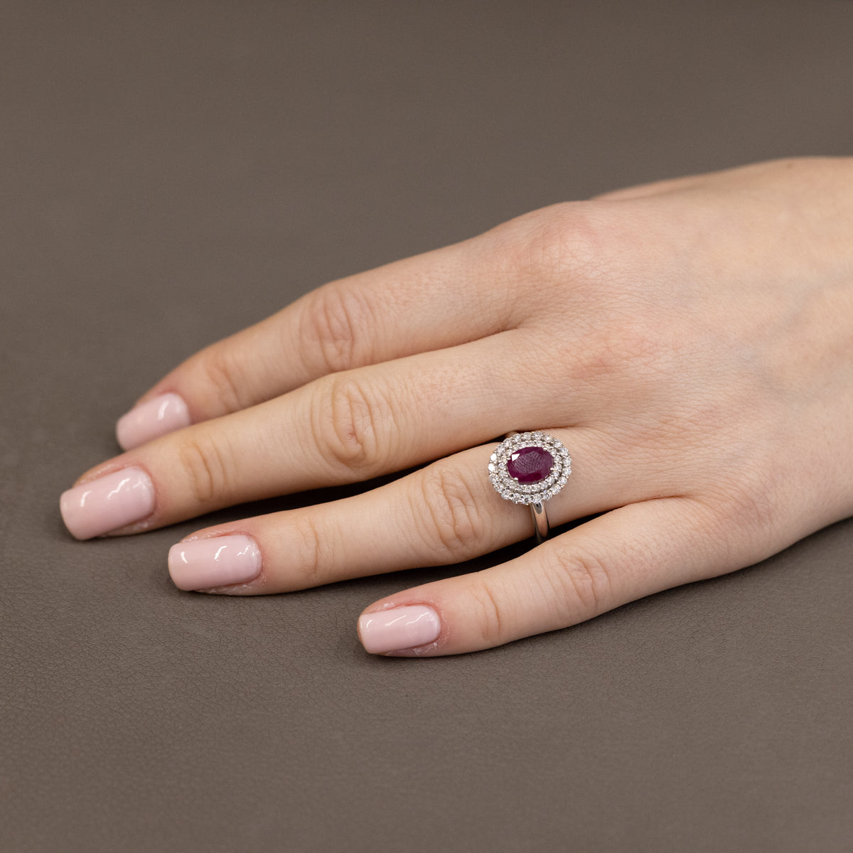 Anello Rubino fantasia Principessa