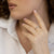 5 Stone Eternity Ring In 18Kt White Gold With Diamonds