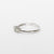 Anello Trilogy In Oro Bianco 18 Kt E Diamanti