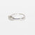 Anello Trilogy In Oro Bianco 18 Kt E Diamanti