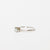 Anello Solitario In Oro Bianco 18 kt E Diamante da 0.12kt