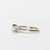 Anello Solitario In Oro Bianco 18 Kt Con Diamante E Griffa In Pavé