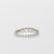 Anello Eternity Degradé In Oro Bianco 18 Kt E Diamanti