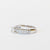 Anello Solitario In Oro Bianco 18 Kt Con Pietra Centrale E Montatura con Pavè