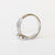Anello Solitario In Oro Bianco 18 Kt Con Pietra Centrale E Montatura con Pavè
