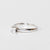 Anello solitario in oro bianco 18 kt con diamante