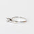 Anello solitario in oro bianco 18 kt con diamante