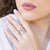 Anello Acqua In oro bianco 18 kt e Diamanti