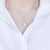 Collana in Oro Bianco 18 kt con perla Fresh Water e Diamanti