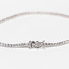 Bracciale tennis in oro bianco 18 kt e diamanti